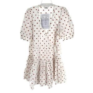 J. Crew Puff-Sleeve Cotton Poplin Wrap Dress